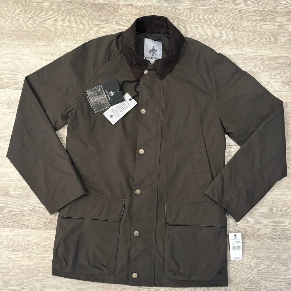 Rainforest Lux Coated Cotton All Weather Explorer Jacket